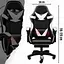 Кресло геймерское PLAYER с подставкой для ног и массажем White/Black (100009) - миниатюра 10