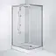 Душевая кабина Am.Pm Gem Twin Slide 120x90 см прозрачное стекло хром W90UG-404-120290-MT, Универсальная, прозрачная, хром - миниатюра 5