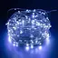 Гірлянда Роса Нитка 100 LED на батарейках 10 м Білий - мініатюра 1