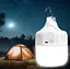 Яркий кемпинговый фонарь, лампа LED светодиодная 5V 40W с мощным аккумулятором - миниатюра 2