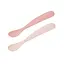 Набор ложек Beaba силиконовых 2шт. 4+ розовый кремовый (913598) - миниатюра 1
