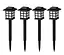 Вуличні садові сонячні світильники Solar Garden Lights X17 4 шт. на сонячних батареях підсвічування газону - мініатюра 1