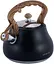 Чайник Whistling Kettle Black 2.7л зі свистком Kamille Ø16.5х23 см kuh0011096 - мініатюра 2