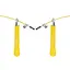 Скакалка 4FIZJO скоростная для кроссфита Standard+ Yellow 4FJ0184 (P-5907739311535) - миниатюра 4