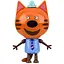 Яйце-сюрприз з фігуркою Bambi Три кота DT-3326-6E синє - мініатюра 1