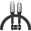 Кабель Baseus Horizontal Data Cable Type-C to iP PD 18W 1 м Чорний - мініатюра 1