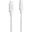 Кабель Proove Striped Silicone USB-C to USB-C 60W 1m White (CCSS60002202) [133332] - миниатюра 1