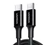 Кабель USB-C 100W UGREEN US562 Type-C to Type-C PD QC 4.0/3.0 для быстрой зарядки MacBook Pro, Samsung PVC 1.5м (15177) - миниатюра 1