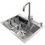 Комплект мийка + змішувач Romzha Arta U-550S (B) - мініатюра 1