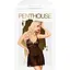 Еротичний пеньюар та трусики Penthouse Bedtime Story чорний розміри: S/M, M/L, L/XL - мініатюра 1