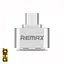 Перехідник Otg Remax MicroUSB usb RA-OTG Silver сріблястий - мініатюра 5