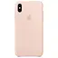 Оригінальний силіконовий чохол Apple Silicone Case для iPhone XS Max (6.5") Pink Sand MTFD2LL/A - мініатюра 1