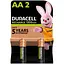 Аккумулятор Duracell AA HR6 1300mAh * 2 (5000394039186 / 81367175) - миниатюра 1