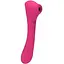 Вібратор та вакуумний кліторальний стимулятор 2 в 1 Alive Quiver Magenta Pink - мініатюра 1