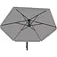 Садовый зонт GardenLine GAO5316 Banana с LED подсветкой Gray [144793] - миниатюра 6