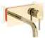 Смеситель для умывальника Rea Viva gold золото скрытого монтажа (настенный) REA-B6251 Золотой - миниатюра 1