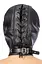 Каптур для БДСМ зі знімною маскою Fetish Tentation BDSM hood in leatherette with removable mask - мініатюра 2