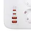 Сетевой фильтр-удлинитель LogicPower LPF-65W-G4, 3x220V-3520W, 2xUSB-60W, 2xType-C 65W QC/PD - миниатюра 4