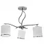 Люстра стельова Brille в спальню E27 60W CH+WH (LK-590C/3) - мініатюра 1