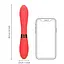 Вібратор Loveline Smooth Silicone G-Spot 20.5 см червоний - мініатюра 5