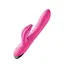Подвійний силіконовий вібратор кролик жіночий для стимуляції точки G Mr. Rabbit фуксія - мініатюра 1