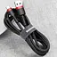 Дата кабель Baseus Cafule Type-C Cable 3A (1m) (CATKLF-B) Червоний / Чорний - мініатюра 3