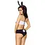 Костюм зайчика Passion Malloy Set трусики, топік та вушка L/XL - мініатюра 2