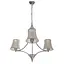 Люстра підвісна Brille прованс з абажуром E27 60W CH (BKL-649S/3) - мініатюра 1