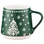 Чашка Ardesto Christmas New Year's кераміка 350 мл зелена (AR3091) - мініатюра 2