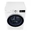 Стиральная машина LG фронтальная 105 кг 1400 A+++ 57 см дисплей пара инвертор белый - миниатюра 8
