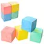 Мел Кубики MK 1165 4 шт 3,5 см, цветной, в кульке, 7-7-3,5см (6903165878016) - миниатюра 1