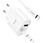 Мережевий зарядний пристрій Hoco C95A Lineal PD20W+QC3.0 + Cable USB-C to Lightning White (757326) [76051] - мініатюра 7