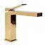 Змішувач для умивальника Rea Duet gold золотий низький REA-B4413 Золотий - мініатюра 4