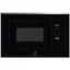 Микроволновая печь Electrolux встроенная 20л электронное управление 700Вт дисплей черный+нерж - миниатюра 1
